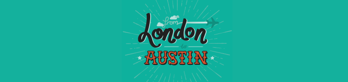 From London to Austin Illustration